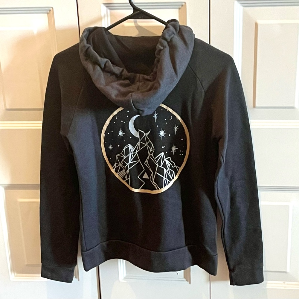 ModCloth crystal mountain moon hoodie